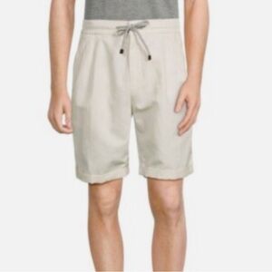 Brunello Cucinelli Linen Blend Casual Shorts Size 52